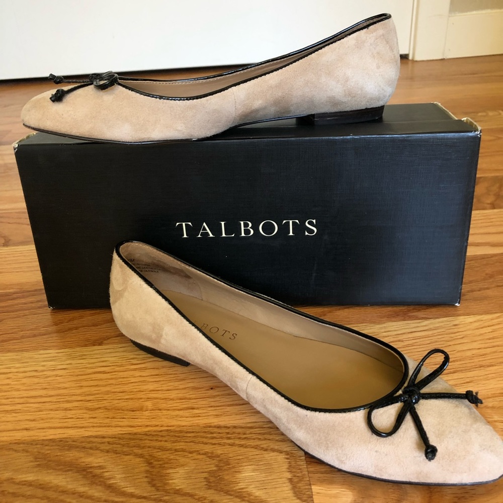 Talbots palomino suede ballet flats - Picture 5 of 6
